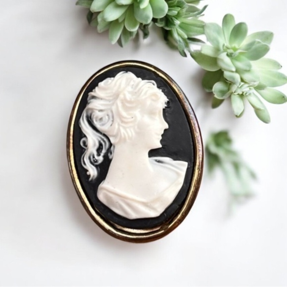 Vintage Cameo pin